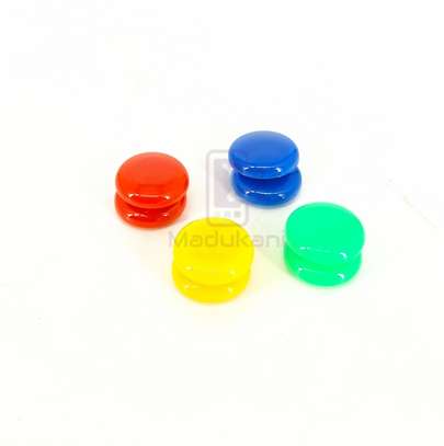 8PCS 30mm Colored Magnets for White Boards, Fridge, Charts image 3