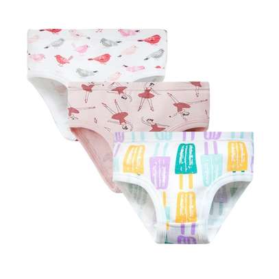3pcs Set Baby Girls Cotton Underwear Panties image 2