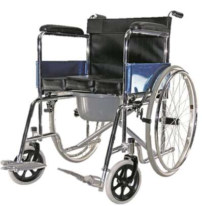 standard  commode wheelchair (strong) image 1