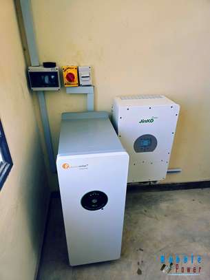 12kw 3phase 15kwh lithium battery solar system project image 3