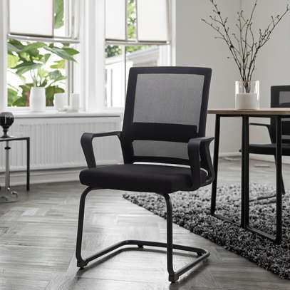 Stable Black Office Guest Chairs – Classic Design image 2