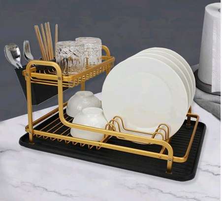 Fancy dish rack 2 tier image 1