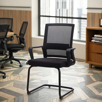 Stable Black Office Guest Chairs – Classic Design image 6