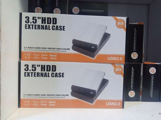 USB 3.0 To External 3.5 Inch HDD Case Dock Universal Silver image 1