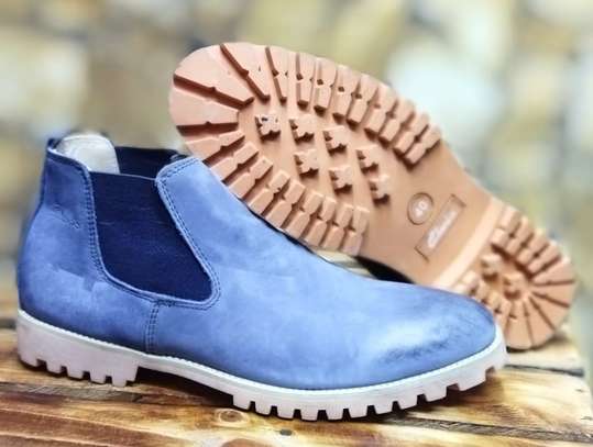 Clarks Chelsea Boots Fashion Men Blue image 1