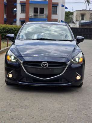 Mazda Demio petrol Dark Blue 2018 2wd image 1
