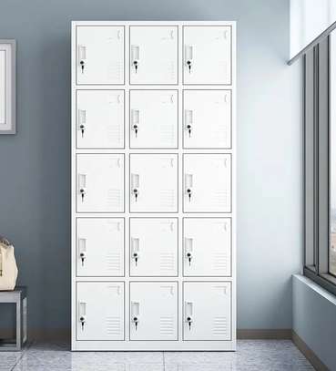 Office Cabinet: Staff 15 Locker File Cabinet image 1