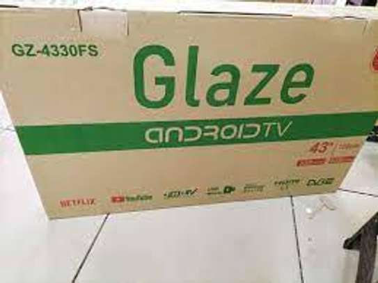 GLAZE 43 INCH SMART FRAMELESS ANDROID TV NEW image 3