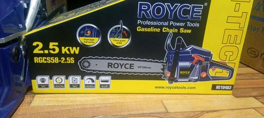 Royce gasoline chainsaw 20 ,58cc with 2.5kw image 1