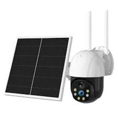 Solar CCTV Powered Wireless 3G  4G PTZ Camera Cam image 1
