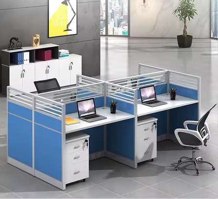 Office Workdesk :4-Way Office Workstation image 5