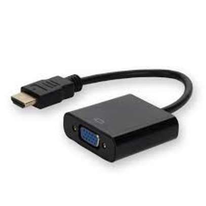 VGA to HDMI Adapter with 3.5mm Stereo AV Cable Converter image 3