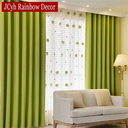 Top quality green curtains image 9