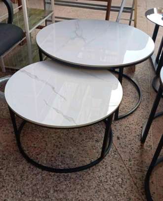 PURE MARBLE Nesting Table image 2