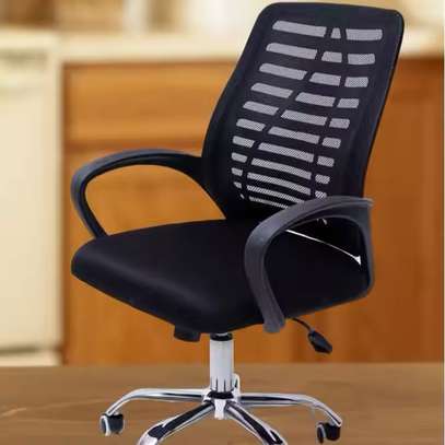 Executive Swivel Office Chair with Headrest image 7