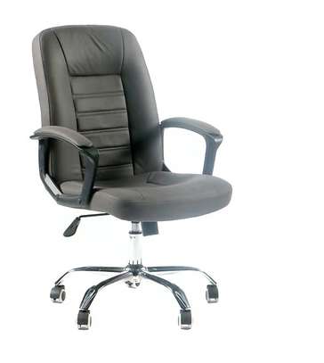 Office Chair: Modern PU Leather Swivel Chair image 3