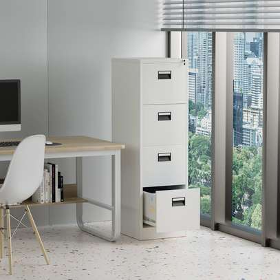 Cabinets: 4 Drawers Filing Office Cabinet image 4
