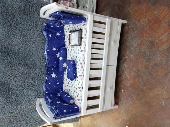 2 drawer baby cot image 2