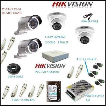 Hikvision 4 CCTV Camera Package. image 1