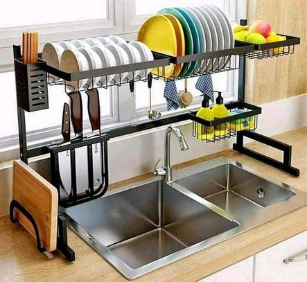 Over the sink dish rack image 1