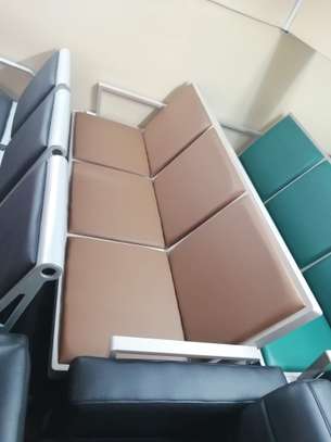 Heavy duty linked office visitor waiting seat image 3