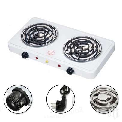 Electric TWO Burner Spiral Cooker/ Coil- Double Spiral image 1