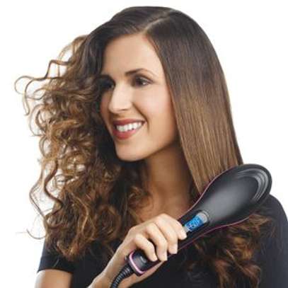 Simply Straight Ceramic Hair Straightening Brush, image 2