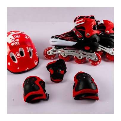 Adjustable Skating Kit With Helmet, Shoes, Pads image 1