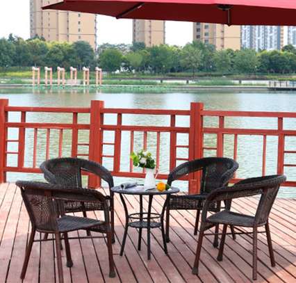 Dining Set : Comfortable Outdoor Dining Set image 6