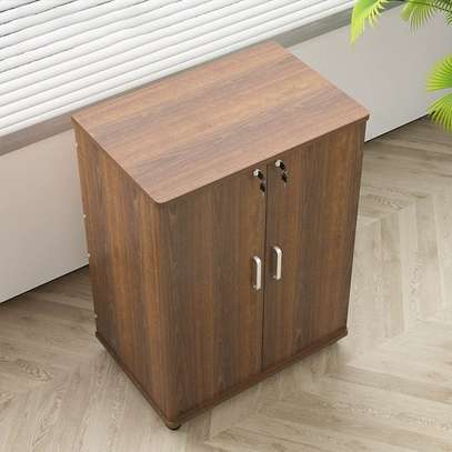 2-Door Wooden Credenza Office Cupboard image 5