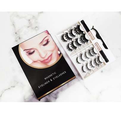 Magnetic Eyelashes With Eyeliner Kit, 10 Pairs image 2