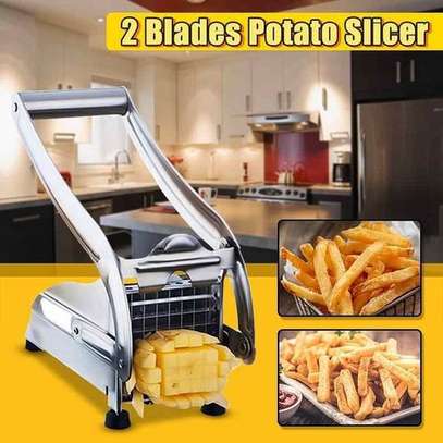 Stainless Potato Chipper French Fries Slicer Chip Cutter image 1
