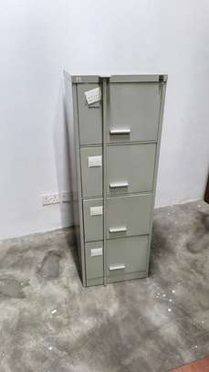 Office Cabinet: Four Lockers Heavy Metallic Cabinet image 2