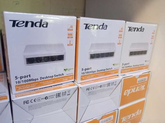 Tenda S105 Network Swich 5 Ports 10/100Mbps Fast Ethernet image 1