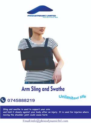 Arm Sling and Swathe(shoulder immobilizer adult) image 1