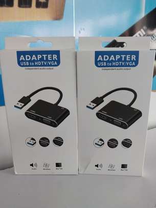 2 in 1 USB 3.0 to HDMI VGA Adapter 1080P Built-in Drivers image 3