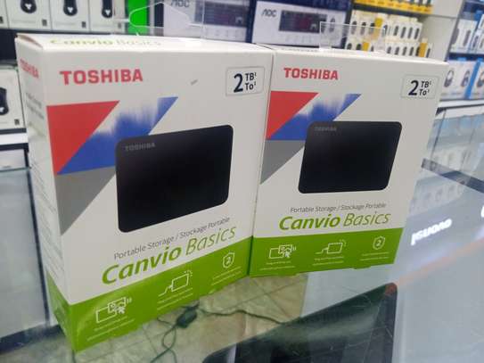 Toshiba Canvio Basics 2 TB 2.5" External Hard Drive USB 3,0 image 1