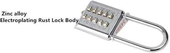 Padlock - Lock tactile  combination padlock 10 button image 2