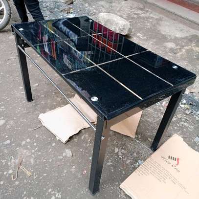 Dinning table in black finishing image 1