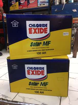 Chloride Exide 100AH solar MF battery image 1