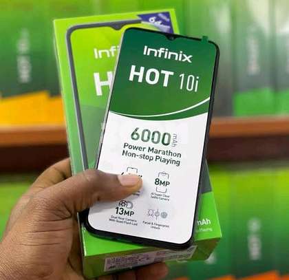 Infinix Hot 10i 64gb 2gb Ram 6000mAh Battery 13MP Camera(new sealed) image 1