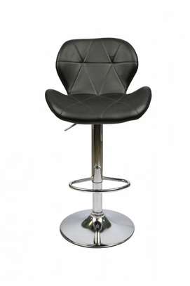 Leather Padded Swivel Adjustable Barstool image 3