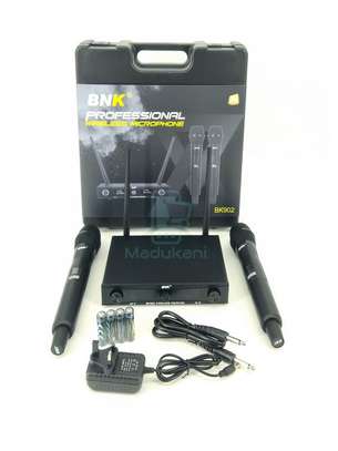 BNK BK902 UHF Dual 2 Channel Wireless Microphone System image 2