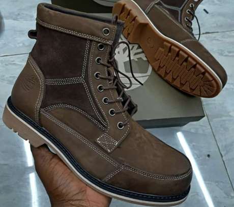 Timberland Boots Leather Casual Shoes in Coffee Brown image 1