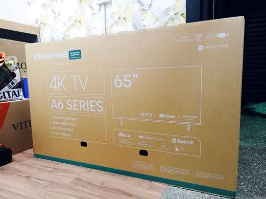 Hisense 65inches A6 smart VIDAA 4K UHD TV image 2