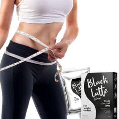 Black latte Reshape Black Charcoal Latte 100g. image 1