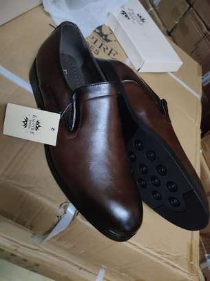 Slipon Empire Premium Leather Official Dark Brown Shoes image 1