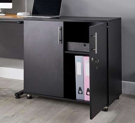Office Cabinet; 2-Door Wooden Office Cabinet Credenza image 2