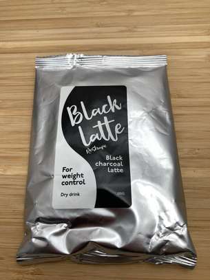 Black Latte Dry Drink Charcoal Weight Loss Protein Powder image 1