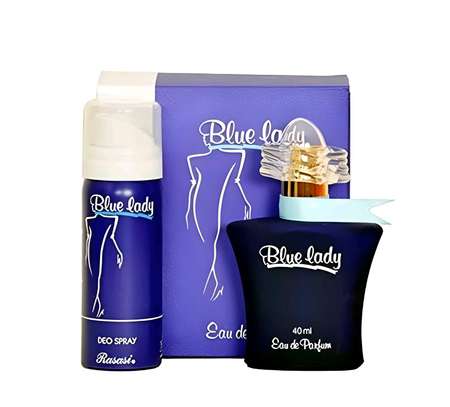 Rasasi Blue Lady Perfume + Free Deodorant
40ml image 1